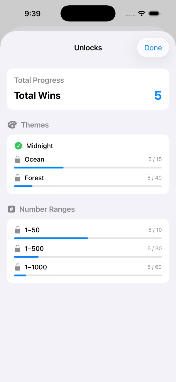 Simply Guess The Number — official App Store screenshot 2